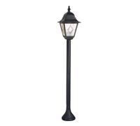 Luce per Esterni Candelabri Piantana Lampade da Giardino H 109 CM Lanterna Nero [EEK: Non valutato]