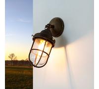 Luce per Esterni Casa Parete Ottone Antico Bronzo Maritim Manufatto Premium