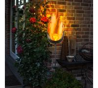 Luce per Esterni con Picchetto Solare LED Feuer-Effekt Giardino Decorativa
