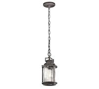 Luce per Esterni Kettenlaterne Sospensione Coloniale Acciaio Vetro D.15,4 CM [EEK: Non valutato]
