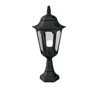 Luce per Esterni Lampada da Giardino Luce con Piedistallo H 54 CM Nero Lanterna [EEK: Non valutato]