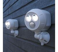 Luce per Esterni Lampada da Parete Faretto LED Batteria Movimento Regolabile 2er [EEK: Inaditato]