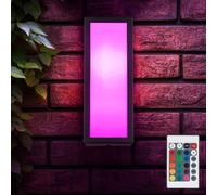 Luce per Esterni Lampada Parete Casa da Frontale Cambio Colore Dimmer RGB LED