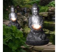 Luce per Esterni Lampada Solare Giardino Luci Decorative LED Feng-Shui Buddha