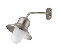 Luce per Esterni Ottone Vetro IN Nichel Marittima Lampada Nave Lanterna Hof Casa