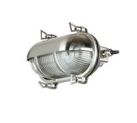 Luce per Esterni Ottone Vetro Maritim Occhio di Bue E27 B:21cm Casa Balcone A