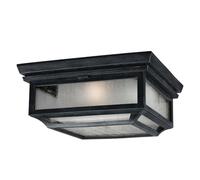 Luce per Esterni Plafoniera Calotta Lampada D 33 CM Vetro 2 Fiamma E27 Giardino [EEK: Inaditato]