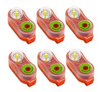 Luce per giubbotto di salvataggio, luci per giubbotto di salvataggio da 6 pezzi, luci di emergenza stroboscopiche attivate dall'acqua per il marino e acquatico, luce di emergenza