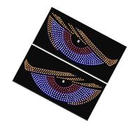 Luce Per Gli Occhi Del Diavolo Per Auto | Tabellone LED Auto Devil Eyes | Occhi Da Diavolo Per Lunotto Posteriore USB Per Auto | Luci Per La Modifica 'auto | Faro Sottile Devil Eye | Grandi