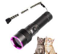 Luce Per Il Tracciamento Del Sangue - Torcia UV Ricaricabile Con Display LCD, Fascio Forte | Dispositivo Di Osservazione Del Sentiero Con Identificazione In D' Ambrata Per Viaggi Di Caccia In