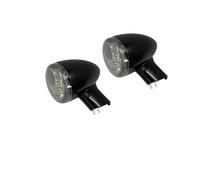 Luce per moto Indicatore Di Direzione Posteriore Del Motociclo Indicatore Di Direzione Per Moto Luce Di Marcia Del Freno Per Harley Sportster XL883 XL1200 72 Iron 1992-2022 2021 2020 2019(Black)