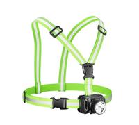 Luce Per Passeggiate Notturne - Lampada Ricaricabile USB Regolabile Da 7 Cm A 90 Gradi, Clip Per Giacca Petto ABS AL, Per Camminata Notturna, Escursionismo Ciclismo Campeggio Lavoro Per Piste Cic