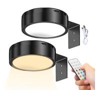 Luce per Quadri | 2 Lampade per Dipinti USB Ricaricabili | Luce per Quadri Magnetica Senza Fili con 3 Colori adatta per Camera da Letto Corridoio Galleria Studio Cucina Hotel