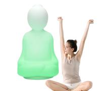 Luce per respirazione, strumento consapevole con modalità di respirazione a 3 colori, lampada da meditazione rilassante, luce notturna per respirazione, luce da meditazione per la pace interiore,