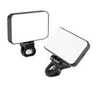 Luce per selfie del telefono: clip ricaricabile, 3 modalità, lampada di riempimento a LED ruotabile | Illuminazione video portatile per conferenze su zoom, streaming di trucchi, vlogging su, fo