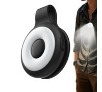Luce per Selfie LED portatile ricaricabile a mani libere | Luce LED tascabile palmare di riempimento Per Videochiamate Fotografia Immagini Conferenze Casa Ufficio Viaggi Nero