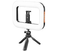 luce per selfie - luce a mano per gabbia di conigli, 6,26x8,66 pollici LED ricaricabile per telefono portatile selfie | video per Immersioni Blog Vlogging Registrazione Film