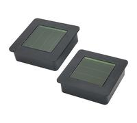 Luce per solare Luci Solari Top 1pc Aa Ricaricabile 2pcs/4pcs Nero