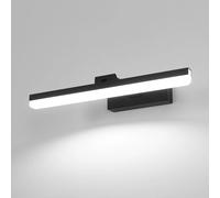 Luce per specchio da bagno a LED con interruttore 9W Luci da bagno sopra lo specchio Bianco freddo 6000K IP44 Luce da barba per bagno impermeabile