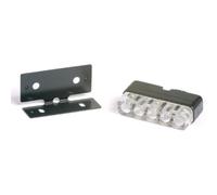 HIGHSIDER smart Mini LED Luce Targa Nero (1pz), nero