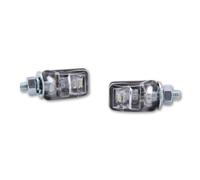 HIGHSIDER smart Picco Luce Targa LED Nera (Coppia), nero