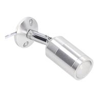 Luce per Vetrina a LED, Modelli Base Pancake Argento 2w (Ac220v) Bianco Positivo 6000k per Armadietto per Gioielli Vetrina per Centro Commerciale (Luce bianca calda 3000K)