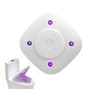 Luce per WC, lampada notturna ricaricabile automatica, sensore di movimento silenzioso, detergente UV, accessorio intelligente per bagno, design autopulente, adatta per bagni in polvere, hotel, casa