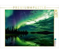 Luce polare sulla Jerisjärvi (Finlandia) 1000 pezzi Puzzle orizzontale