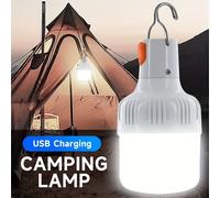 Luce portatile a LED ricaricabile USB per all'aperto, 400mAh, impermeabile, lampadina d'emergenza, lanterna,decorazione per la casa, da viaggio, regalo per la Festa della Mamma, ultra luminosa, multif