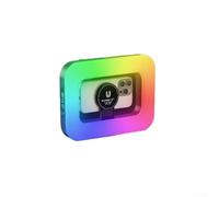 Luce portatile portatile per telefono, luce rotante magnetica per telefono, luce ad anello ricaricabile da 3600 mAh per streaming, trucco, selfie, dal vivo (luce di riempimento)