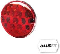 HELLA VALUEFIT 2SB 357 028-011 Luce posizione posteriore, LED, 24/12V, Montaggio, esterno/avvitato, colore diffusore luce rosso, Spina estremità del cavo aperta, Sx/Dx, Quantità 1