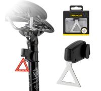 LUCE POSTERIORE A LED BICI DA CORSA RICARICABILE USB TRIANGOLO LUMINOSO FANALINO