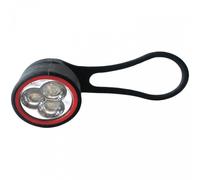 Luce Posteriore Bici 3 LED con Batteria - Rivestimento Silicone