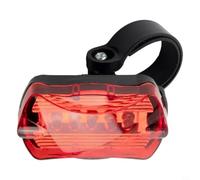 Luce Posteriore Bici 5 LED 7 Modalità Nero | 5 LED luminositÃ , 7 modalitÃ per lampeggiante, visione notturna per sicura, plastica , nero compatto