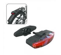 Luce Posteriore Bici LED COB 30 Lumen USB Ricaricabile per Portapacchi Infinity Universal & Reggisella Nera