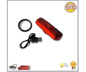 Luce Posteriore Eleven Fanalino Bicicletta Ricaribale USB 16 lED Rosso