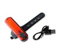 Luce Posteriore Eleven ricaricabile usb 10 Led - Rosso 60 / Rosso