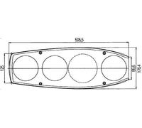 Luce posteriore HELLA 2VP 341 419-137