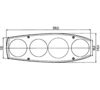 Luce posteriore HELLA 2VP 341 419-137