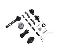 Luce posteriore intelligente per bicicletta con telecomando, batteria da 600 mAh e ricarica di tipo C, 15 modalità di illuminazione più induzione del freno per una guida notturna sicura (varietà di