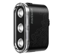 Luce Posteriore per Bicicletta RAVEMEN TR600, Fanale Posteriore Ricaricabile 2000mAh, Accensione/Spegnimento Automatico, 600 Lumen, Alta Visibilità, Rilevamento Frenata