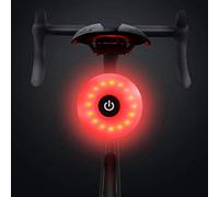 Luce posteriore per bicicletta, WASAGA LED USB ricaricabile impermeabile Avvertimento 5 modalità luce posteriore (Blu)