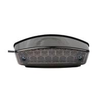 Luce posteriore per moto Per Ducati Per Monster LED Luce Freno Universale Per Motocicletta Targa Indicatore Di Stop Posteriore Fanale posteriore(Black)