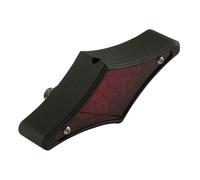 Luce posteriore stop a led flat-lens diamond nero universale