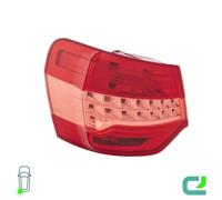 HELLA 2SD 354 822-011 Luce posteriore, Lampadine, Sezione esterna ECE/CCC, Sx