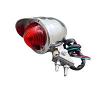 Luce Posteriore Universale Modificata Per Moto Fanale Per Scooter Indicatore Di Direzione Per Bobber E Cafe Racer Stop Luci Freno(Color-04)