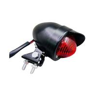Luce Posteriore Universale Modificata Per Moto Fanale Per Scooter Indicatore Di Direzione Per Bobber E Cafe Racer Stop Luci Freno(Black)