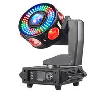 Luce Professionale Per Dj Da 120w Con Testa Mobile, Faro Da Palco Rgb, Strobo Con Raggio Rotante A 540° Per Feste, Club E Matrimoni