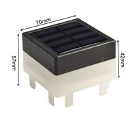 Luce quadrata ad alta efficienza energetica solare per decorazione giardino este
