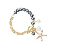 Luce Regolabile Stelle Marine Perline Gioielli Caldo Giorno Spiaggia Collana Braccialetto Per Abbigliamento Casual Miglioramento Gioielli Estivi leggeri, Taglia unica, come descritto, come descritto
